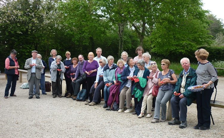 Trelissick Gardens - group photo